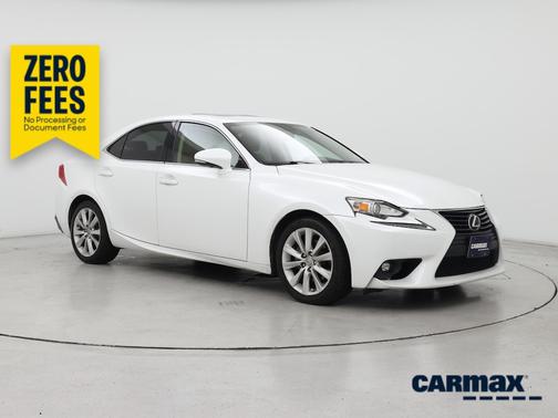 White 2015 Lexus IS 250