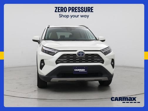 White 2022 Toyota RAV4 Hybrid Limited