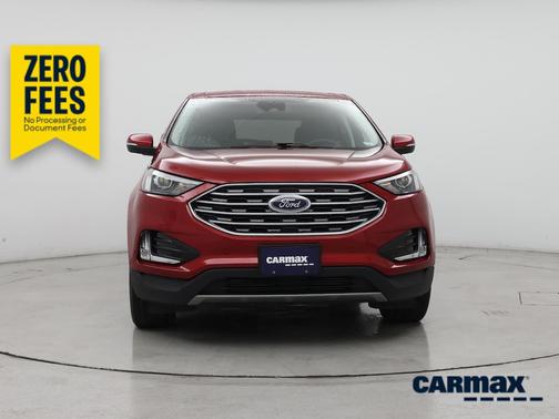 Burgundy 2024 Ford Edge Titanium