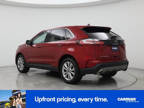 Burgundy 2024 Ford Edge Titanium