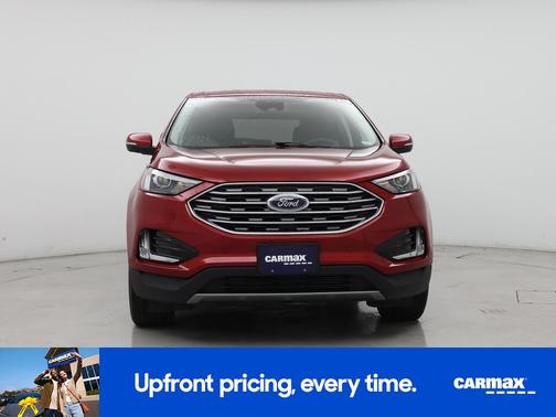 Burgundy 2024 Ford Edge Titanium
