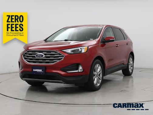 Burgundy 2024 Ford Edge Titanium