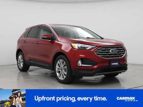 Burgundy 2024 Ford Edge Titanium