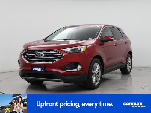 Burgundy 2024 Ford Edge Titanium