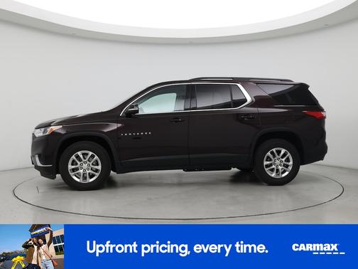 Burgundy 2021 Chevrolet Traverse LT Leather