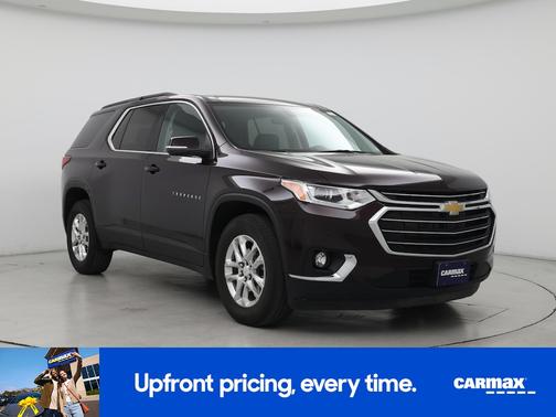 Burgundy 2021 Chevrolet Traverse LT Leather