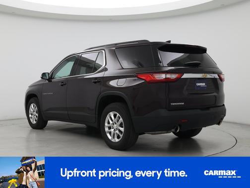Burgundy 2021 Chevrolet Traverse LT Leather