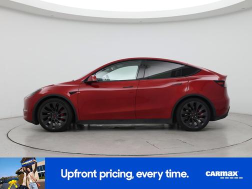 Red 2023 Tesla Model Y Performance