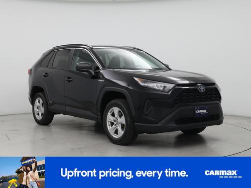 Black 2020 Toyota RAV4 Hybrid LE