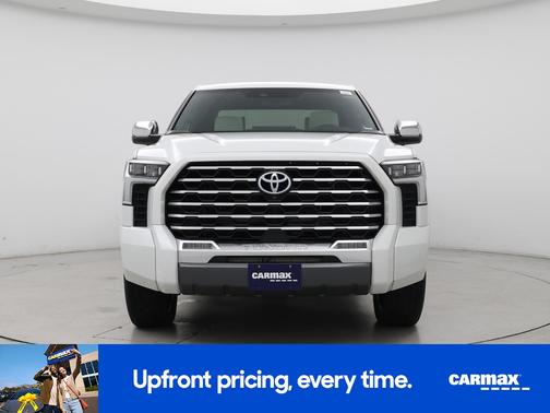 White 2023 Toyota Tundra Hybrid Capstone