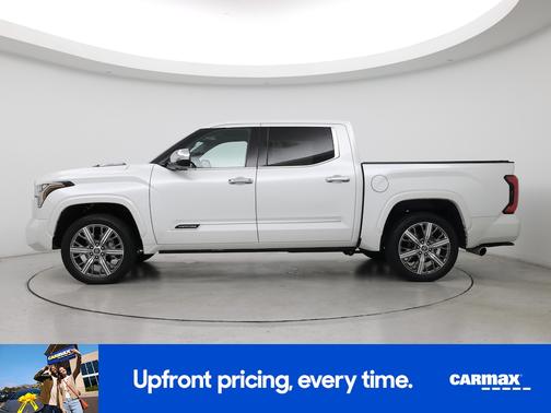 White 2023 Toyota Tundra Hybrid Capstone
