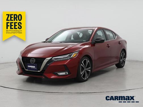 Red 2021 Nissan Sentra SR
