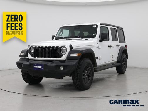 White 2024 Jeep Wrangler Sport