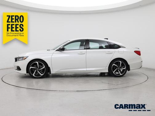 White 2022 Honda Accord Sport