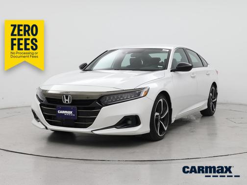 White 2022 Honda Accord Sport