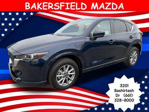 Deep Crystal Blue Mica 2025 Mazda CX-5 2.5 S Preferred Package