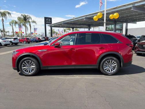 Soul Red Crystal Metallic 2024 Mazda CX-90 PHEV Preferred