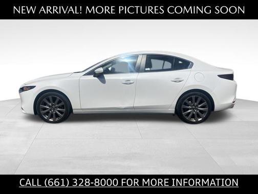 Snowflake White Pearl Mica 2025 Mazda Mazda3 FWD w/Preferred Package