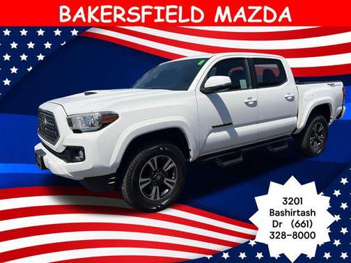 Super White 2019 Toyota Tacoma TRD Sport