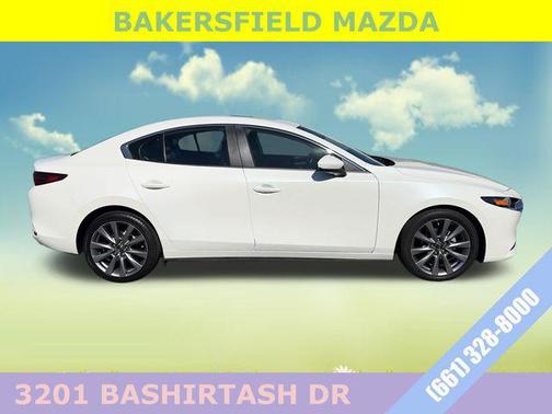 Snowflake White Pearl Mica 2024 Mazda Mazda3 FWD w/Preferred Package