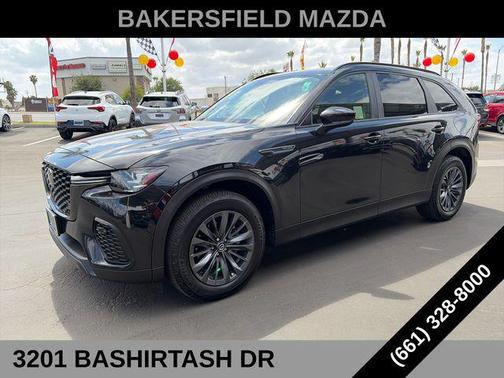 Jet Black Mica 2025 Mazda CX-70 3.3 Turbo Preferred