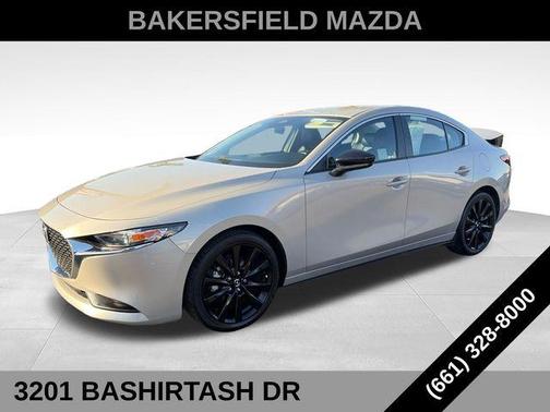 Platinum Quartz Metallic 2025 Mazda Mazda3 2.5 S Select Sport