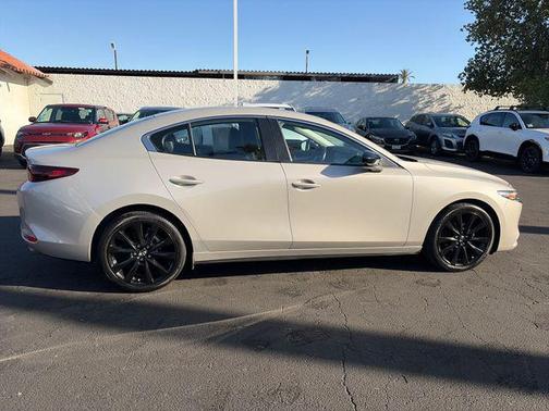Platinum Quartz Metallic 2025 Mazda Mazda3 2.5 S Select Sport
