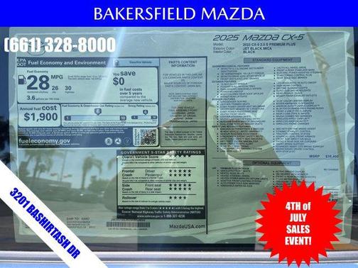 2025 Mazda CX-5 2.5 S Premium Plus Package