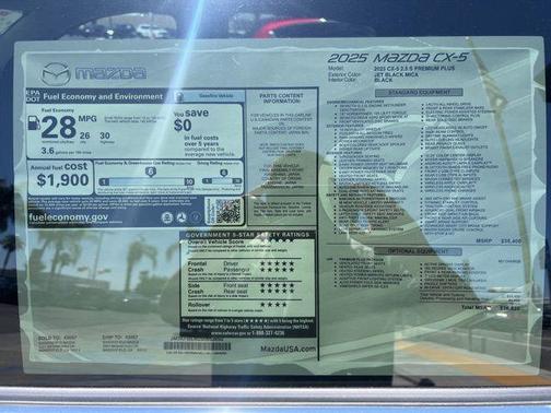 2025 Mazda CX-5 2.5 S Premium Plus Package