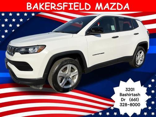 Bright White Clearcoat 2023 Jeep Compass Sport