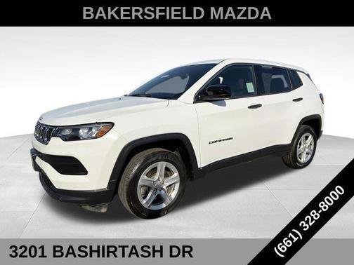 Bright White Clearcoat 2023 Jeep Compass Sport
