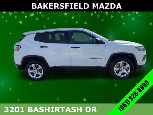 Bright White Clearcoat 2023 Jeep Compass Sport
