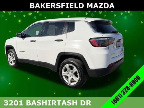 Bright White Clearcoat 2023 Jeep Compass Sport