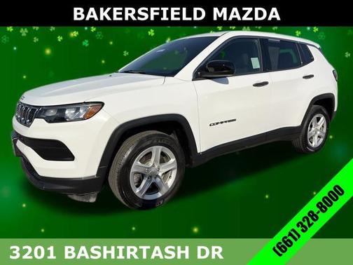 Bright White Clearcoat 2023 Jeep Compass Sport