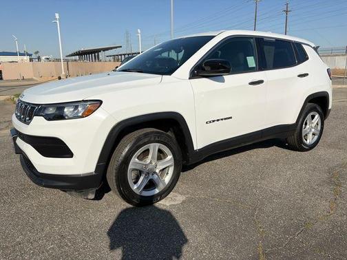 Bright White Clearcoat 2023 Jeep Compass Sport SUV