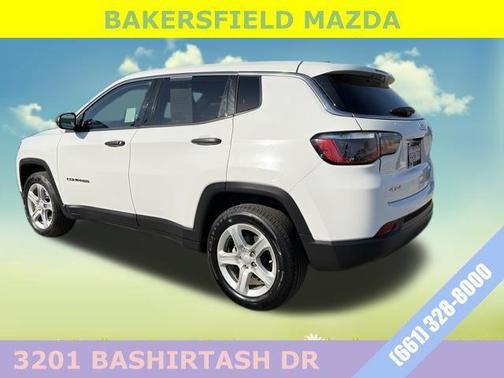 Bright White Clearcoat 2023 Jeep Compass Sport