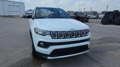 Bright White Clearcoat 2025 Jeep Compass Limited