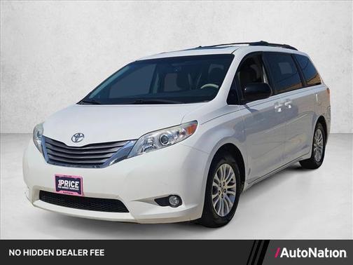 Super White 2014 Toyota Sienna XLE