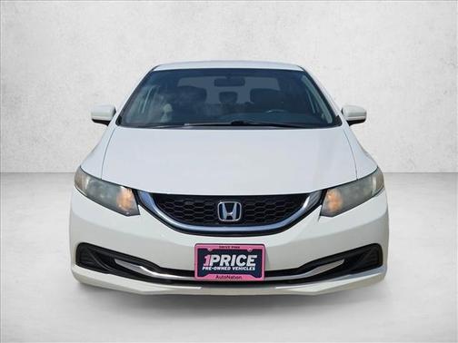 White 2015 Honda Civic SE