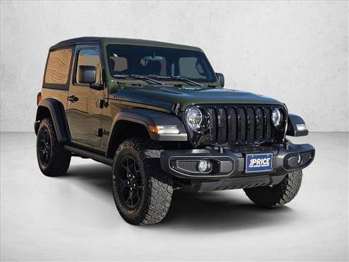Sarge Green Clearcoat 2021 Jeep Wrangler Sport S