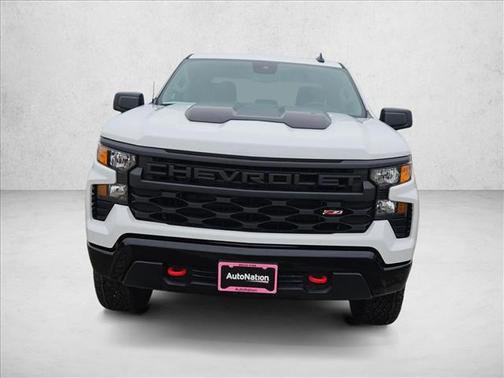 Summit White 2026 Chevrolet Silverado 1500 Custom Trail Boss