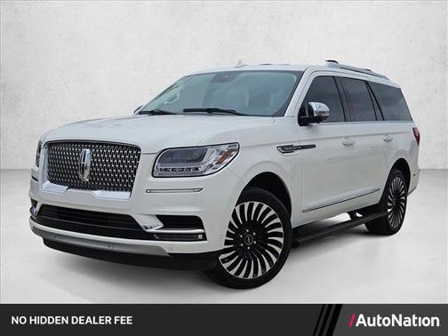 Pristine White 2021 Lincoln Navigator Black Label
