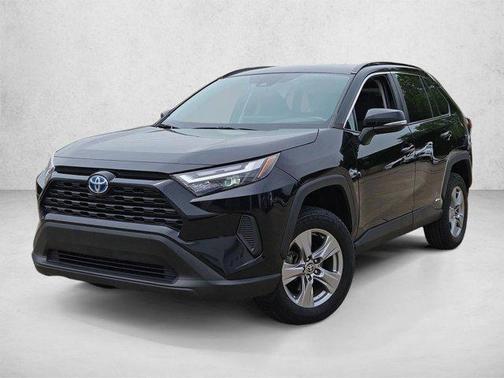 Midnight Black Metallic 2023 Toyota RAV4 Hybrid XLE