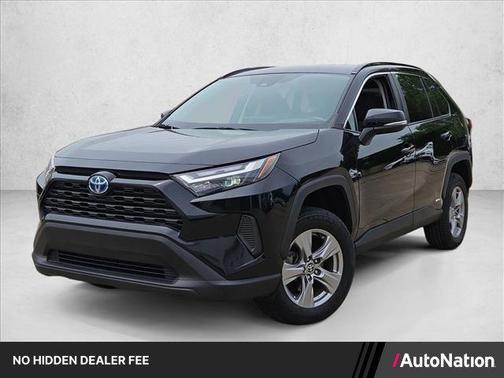 Midnight Black Metallic 2023 Toyota RAV4 Hybrid XLE