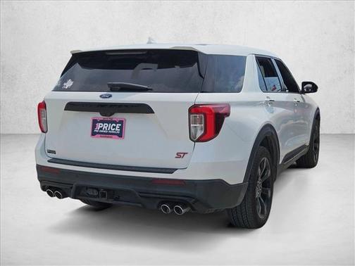 Star White Metallic Tri-Coat 2021 Ford Explorer ST