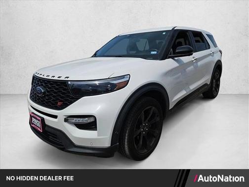 Star White Metallic Tri-Coat 2021 Ford Explorer ST