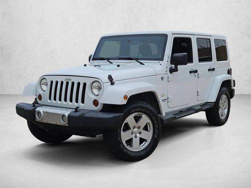 Bright White 2012 Jeep Wrangler Unlimited Sahara