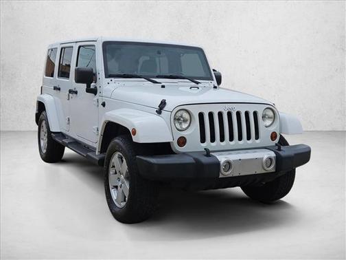 Bright White 2012 Jeep Wrangler Unlimited Sahara