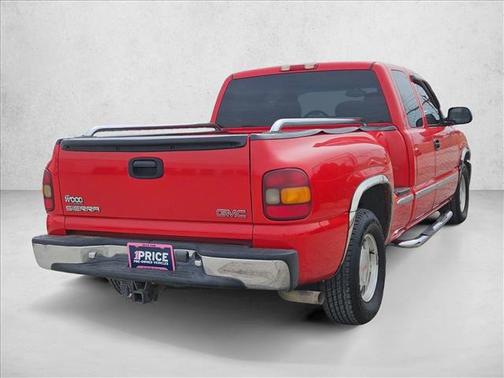 Fire Red 2000 GMC Sierra 1500 SLE Extended Cab
