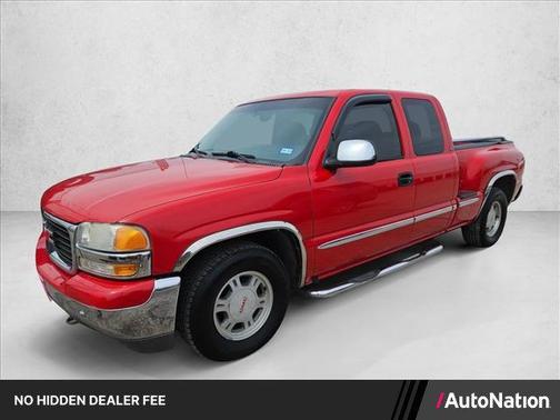 Fire Red 2000 GMC Sierra 1500 SLE Extended Cab